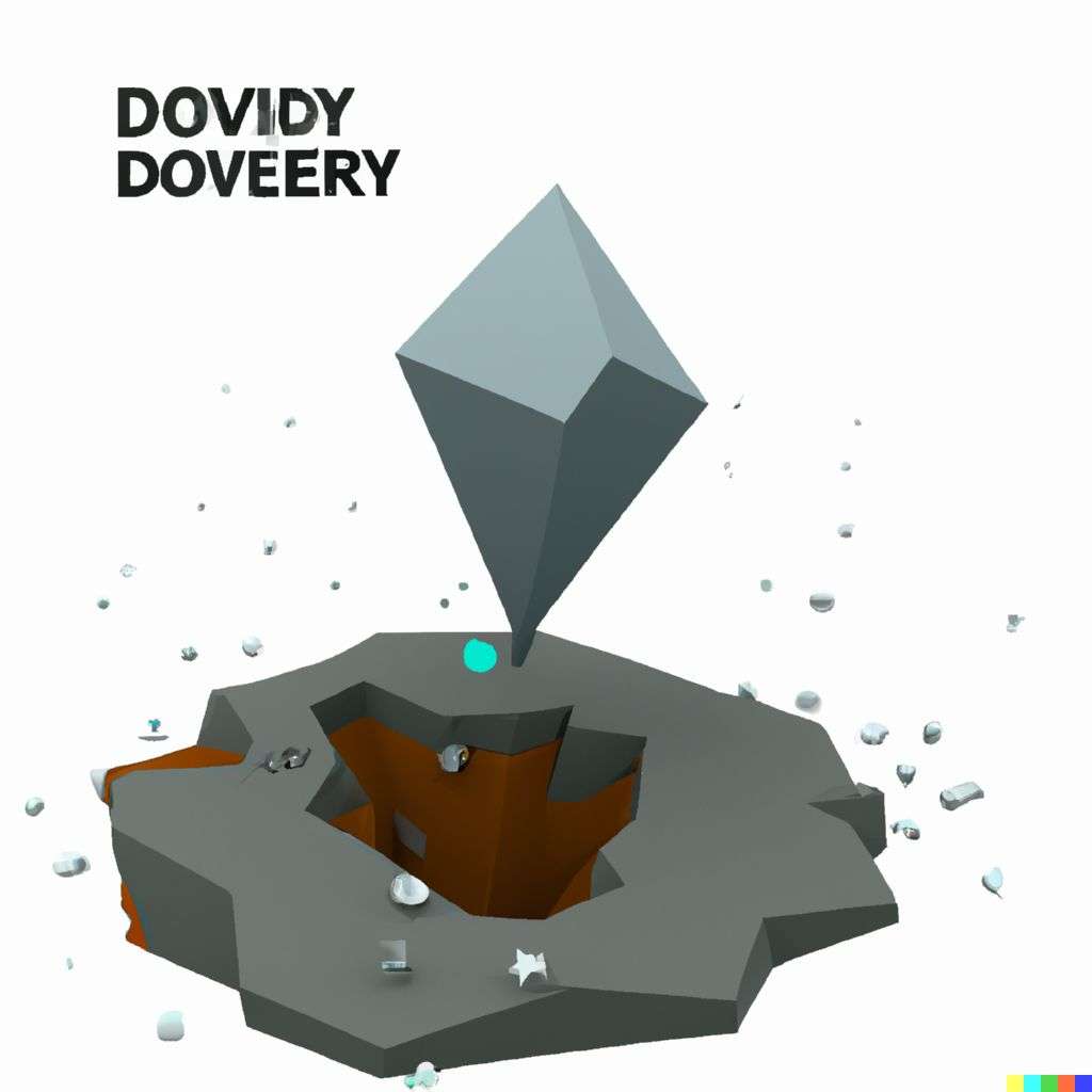 the discovery of gravity, low polygon isometric render